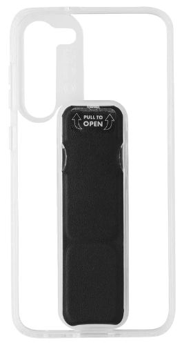 CLCKR Stand & Grip Series Phone Case for Galaxy S23+ - Clear/Black by CLCKR - Refurbished - Brand New condition - Image 2