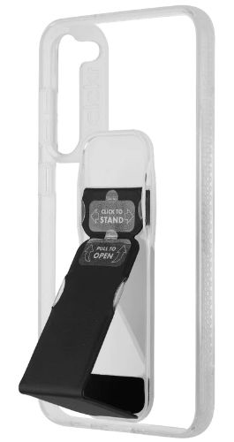 CLCKR Stand & Grip Series Phone Case for Galaxy S23+ - Clear/Black by CLCKR - Refurbished - Brand New condition - Image 3
