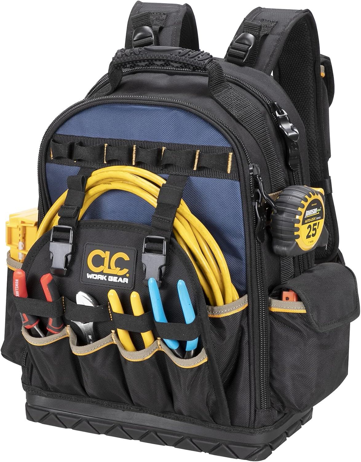CLC Work Gear PB1133 Molded Base Heavy Duty Tool Backpack - Black by CLC - Refurbished - Premium condition - US$115.96
