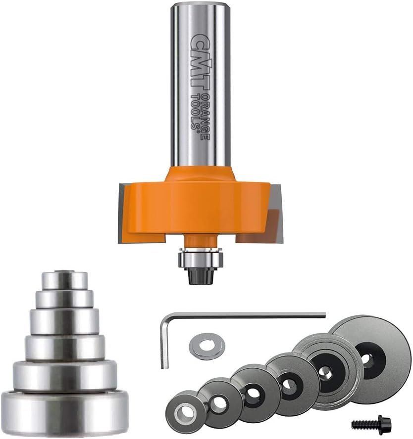 CMT 835.501.11 Variable Depth Rabbeting Router Bit Set - Orange by CMT - Refurbished - Premium condition - US$54.51