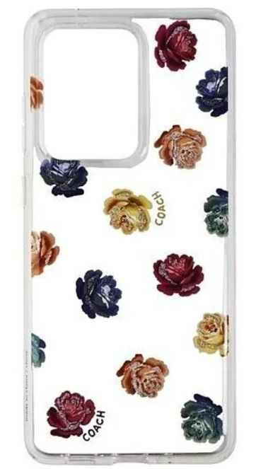 Coach New York Protective Case for Galaxy S20 Ultra - Dreamy Peony Clear and Rainbow by Coach - Refurbished - Brand New condition - US$20.98