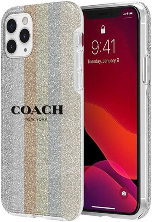 Coach Protective Case for iPhone 11 Pro - Neutral Silver Glitter by Coach - Image 3