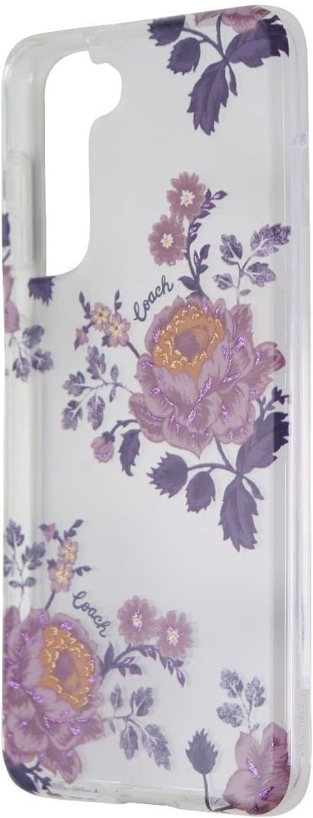Coach Protective Phone Case for Samsung Galaxy S21+ 5G - Moody Floral Purple / Clear by Coach - Image 2