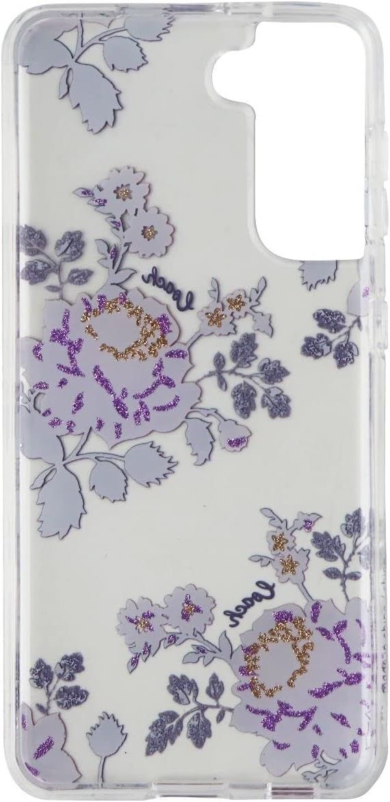 Coach Protective Phone Case for Samsung Galaxy S21+ 5G - Moody Floral Purple / Clear by Coach - Image 3