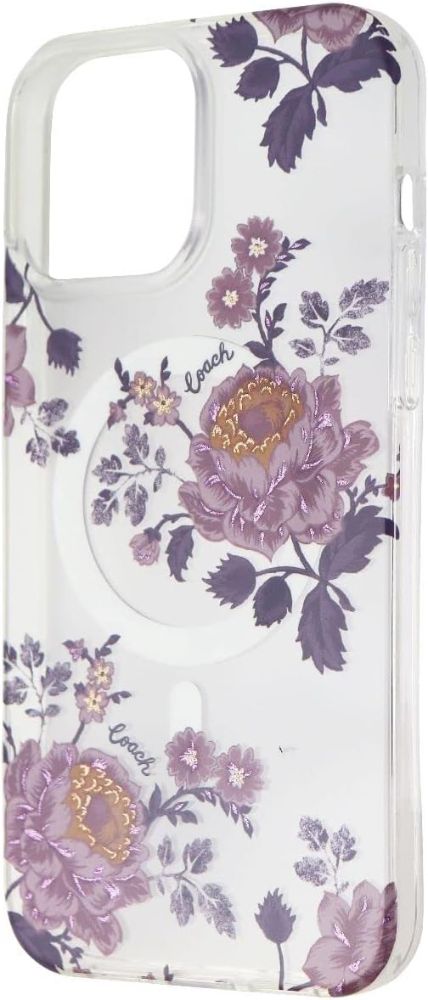 Coach Protective Phone Case with MagSafe for iPhone 13 Pro - Moody Floral Purple - Very Good by Coach - Refurbished - Very Good condition - Image 3