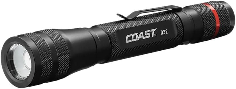 Coast 20484 G32 LED Flashlight Black 465 Lumens - Black by Coast - Refurbished - Premium condition - US$33.26