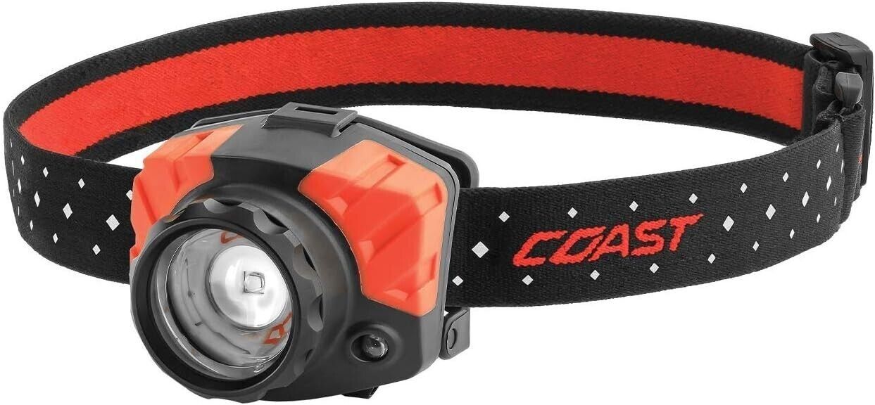 Coast 21329 FL85 Dual Color Pure Beam Focusing LED Headlamp - Black by Coast - Refurbished - Like New condition - US$46.37