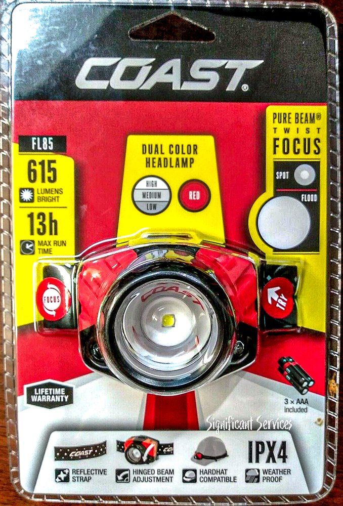 Coast 21329 FL85 Dual Color Pure Beam Focusing LED Headlamp - Black by Coast - Image 2