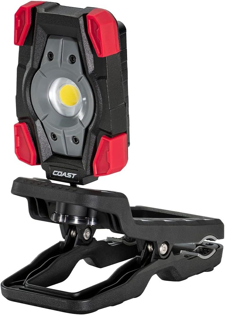 Coast 30684 CL20R Rechargeable Dual Power Rotating LED Magnetic Clamp Light - Black by Coast - Refurbished - Like New condition - US$56.43