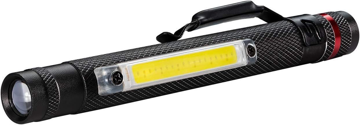 Coast G23 Alkaline Dual Power Magnetic LED Penlight with C.O.B. Area Light - Black by Coast - Refurbished - Premium condition - US$26.58