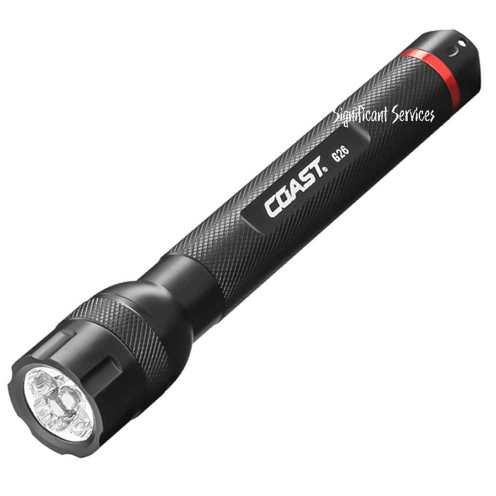 Coast G26 Run Time Rear Switch Fixed Beam LED Flashlight - Black by Coast - Refurbished - Premium condition - US$27.98