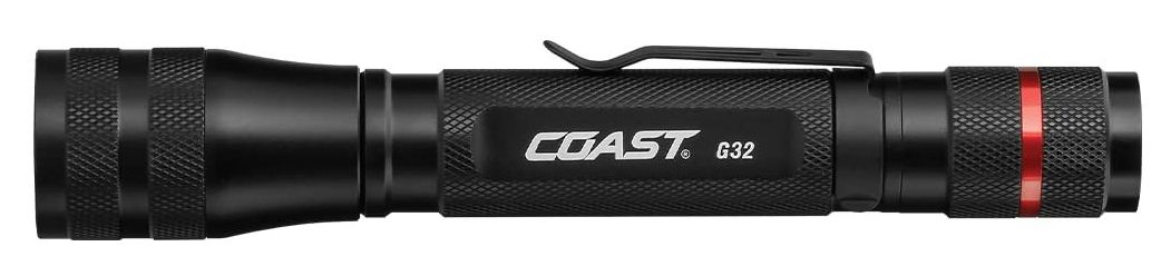 Coast G32 Twist Focus Flashlight with Pure and Bulls-Eye Spot Beam - Black by Coast - Image 2