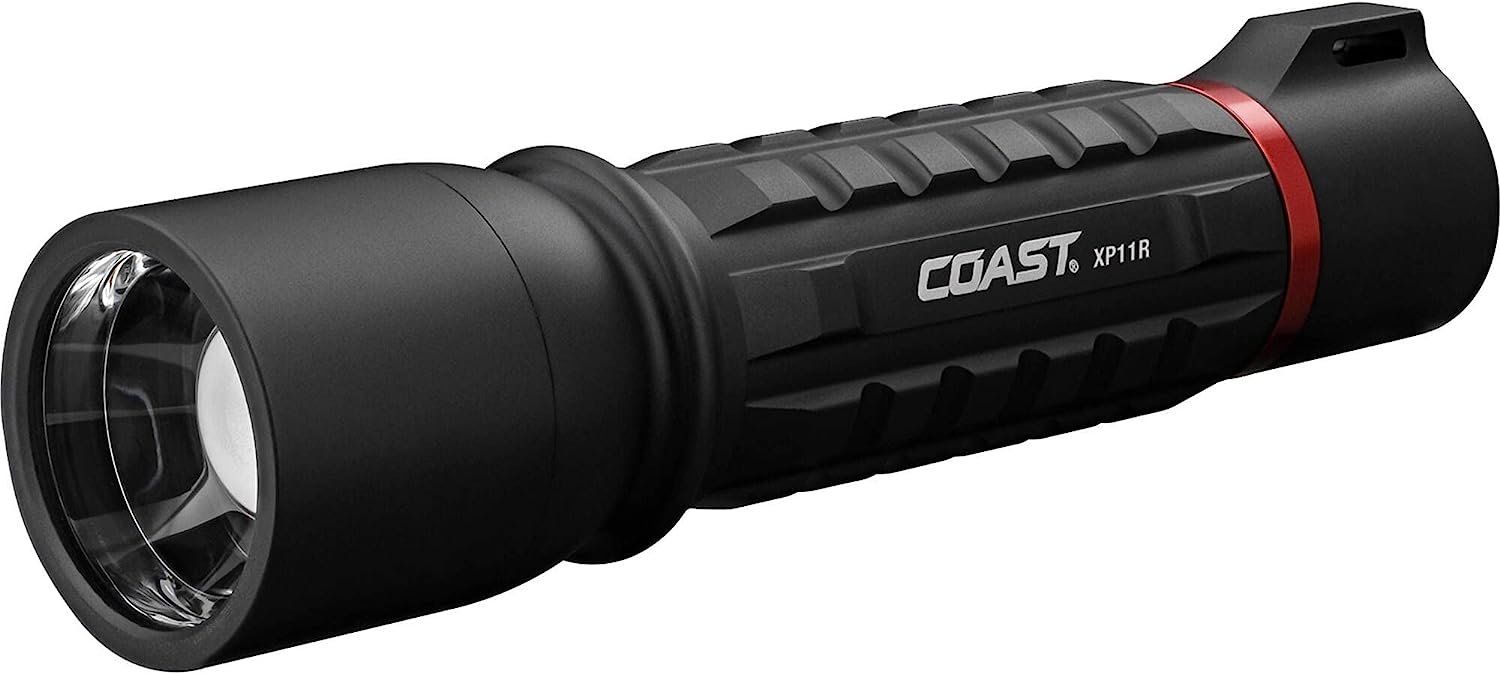 Coast XP11R Rechargeable Dual Power LED Flashlight - Black by Coast - Refurbished - Like New condition - US$60.24
