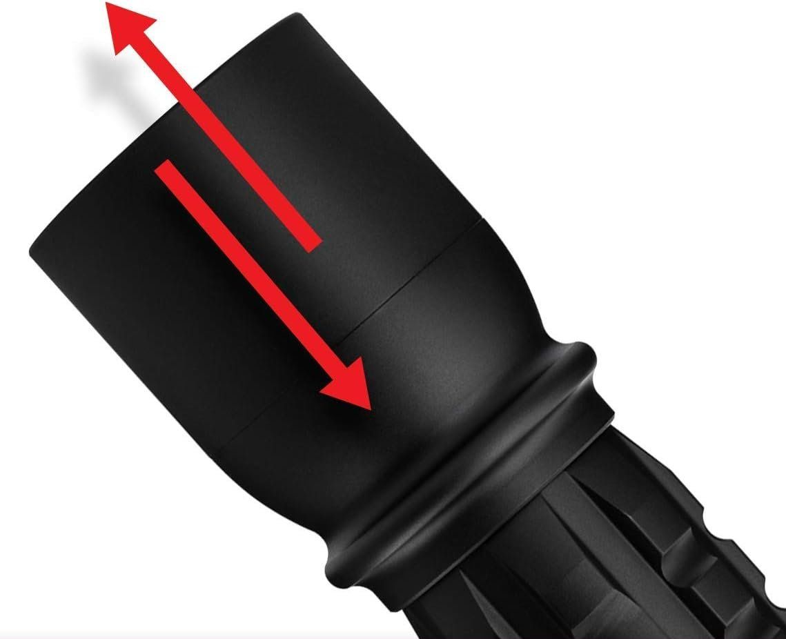 Coast XP11R Rechargeable Dual Power LED Flashlight - Black by Coast - Image 3