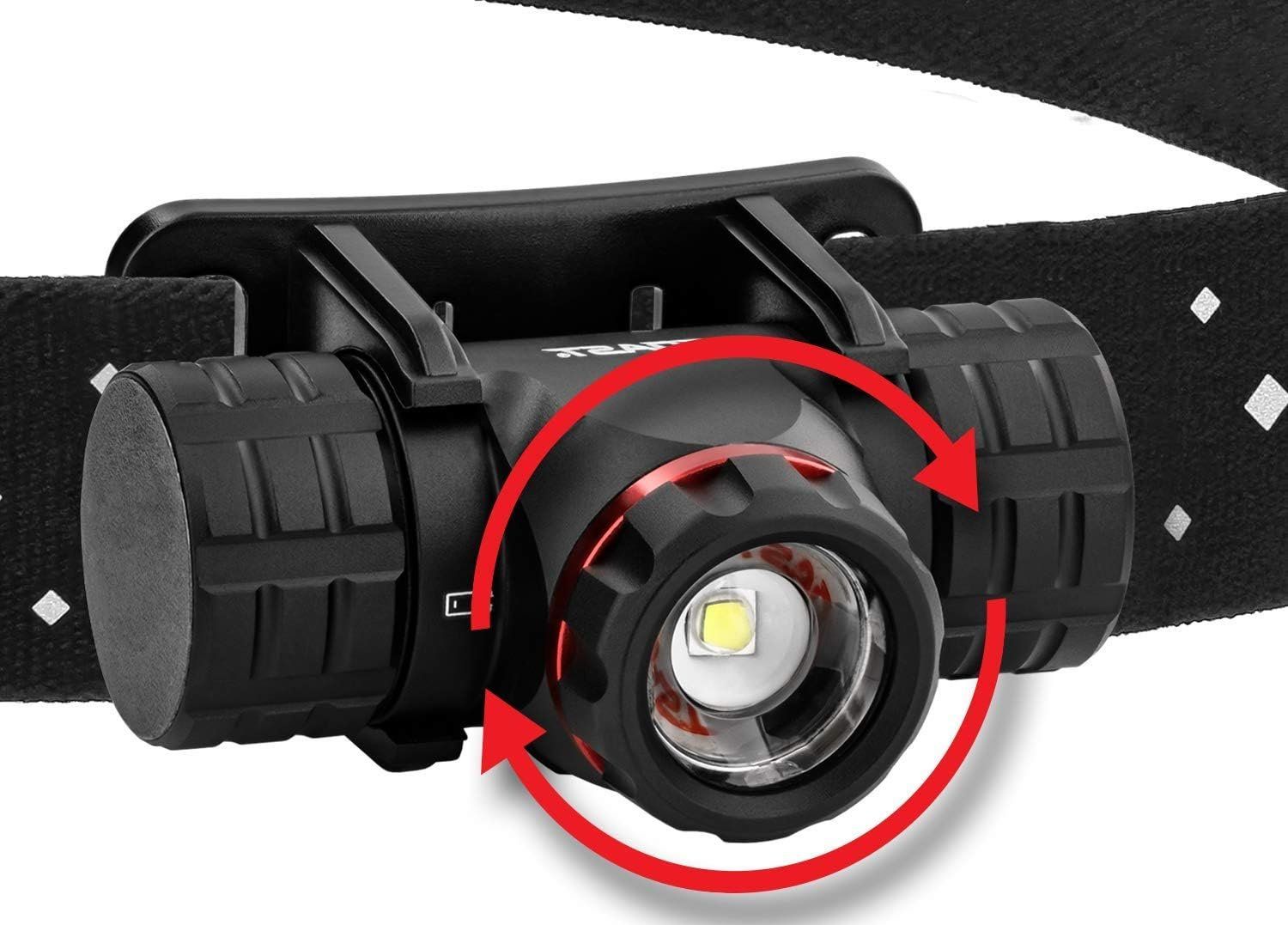 Coast XPH25R USB Rechargeable Dual Power LED Headlamp - Black by Coast - Image 2