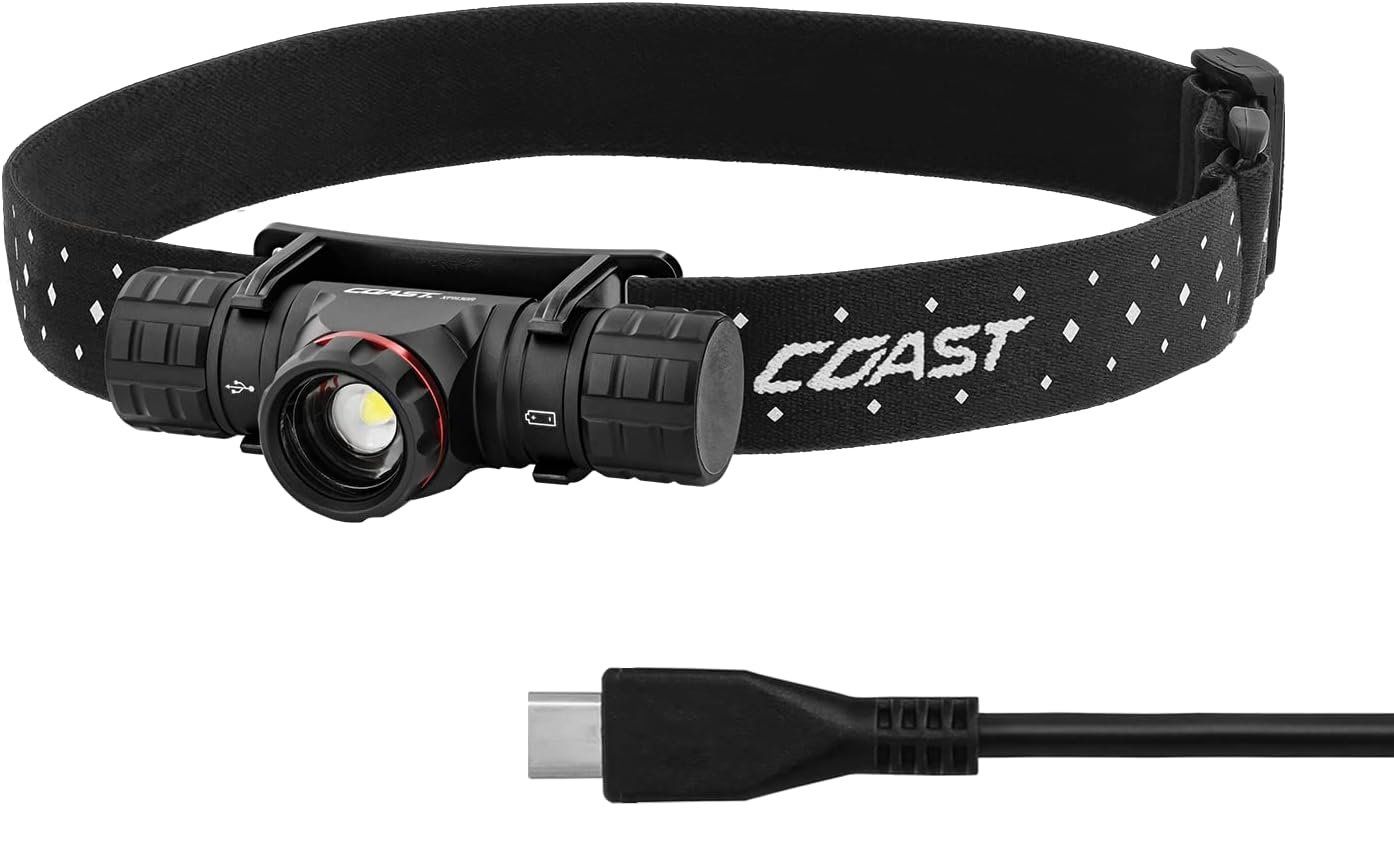 Coast XPH30R USB-C Rechargeable Dual Power Headlamp - Black by Coast - Image 2