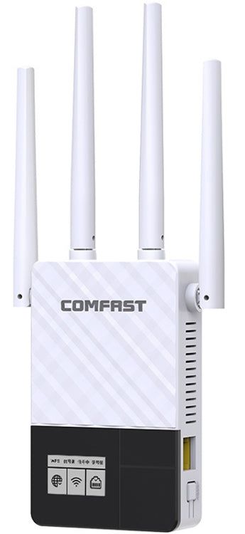 Comfast CF-WR760AC Dual-band Gigabit Wifi Network Amplifier - White by Comfast - Refurbished - Like New condition - US$605.99