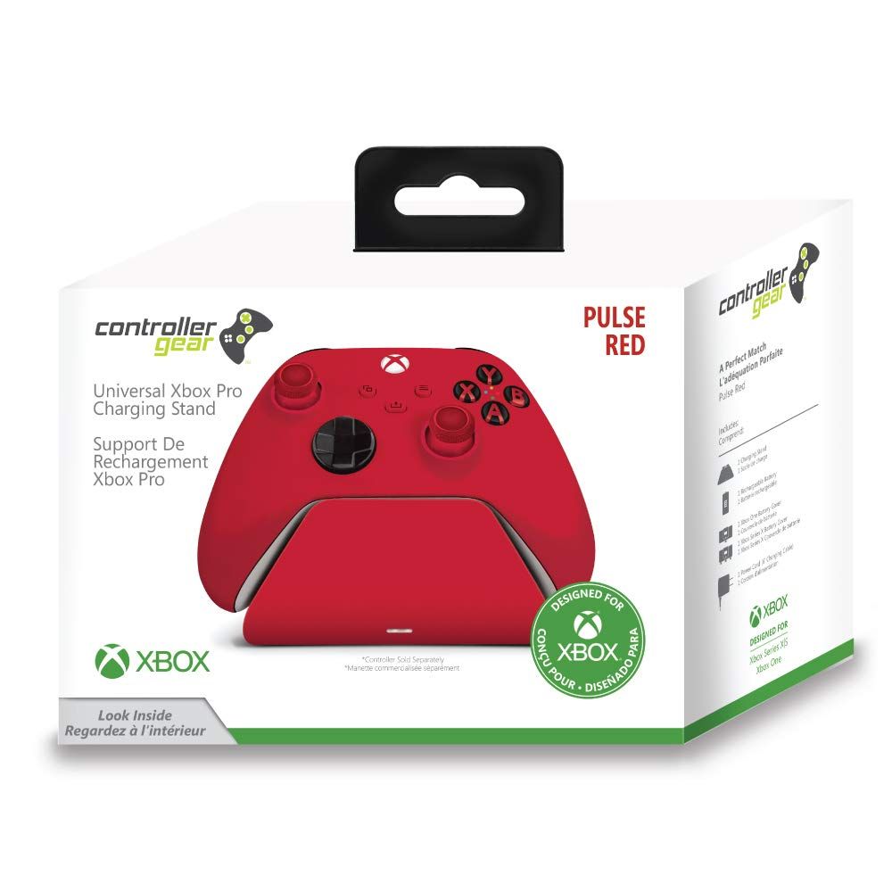 Controller Gear Xbox Pro Charging Stand for Xbox - Pulse Red by Controller Gear - Image 7