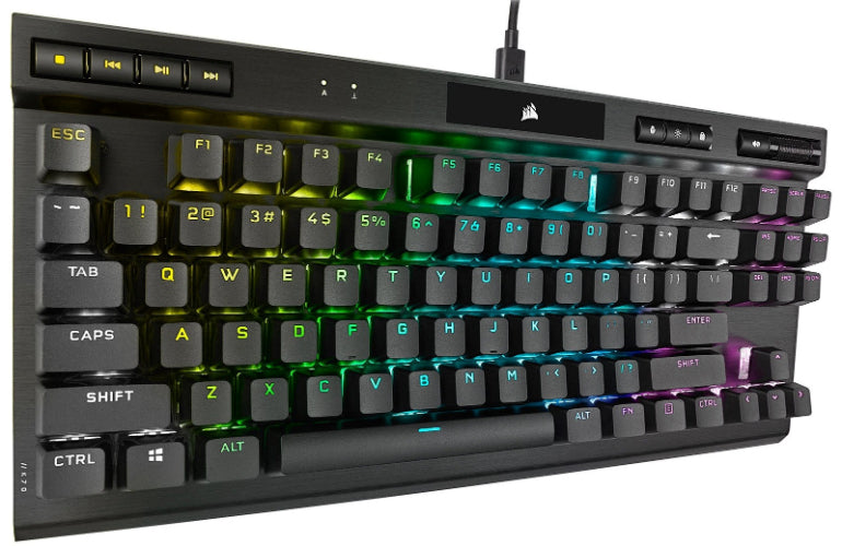 Corsair K70 RGB TKL CHAMPION SERIES Optical-Mechanical Gaming Keyboard - OPX Mechanical - Black by Corsair - Image 3