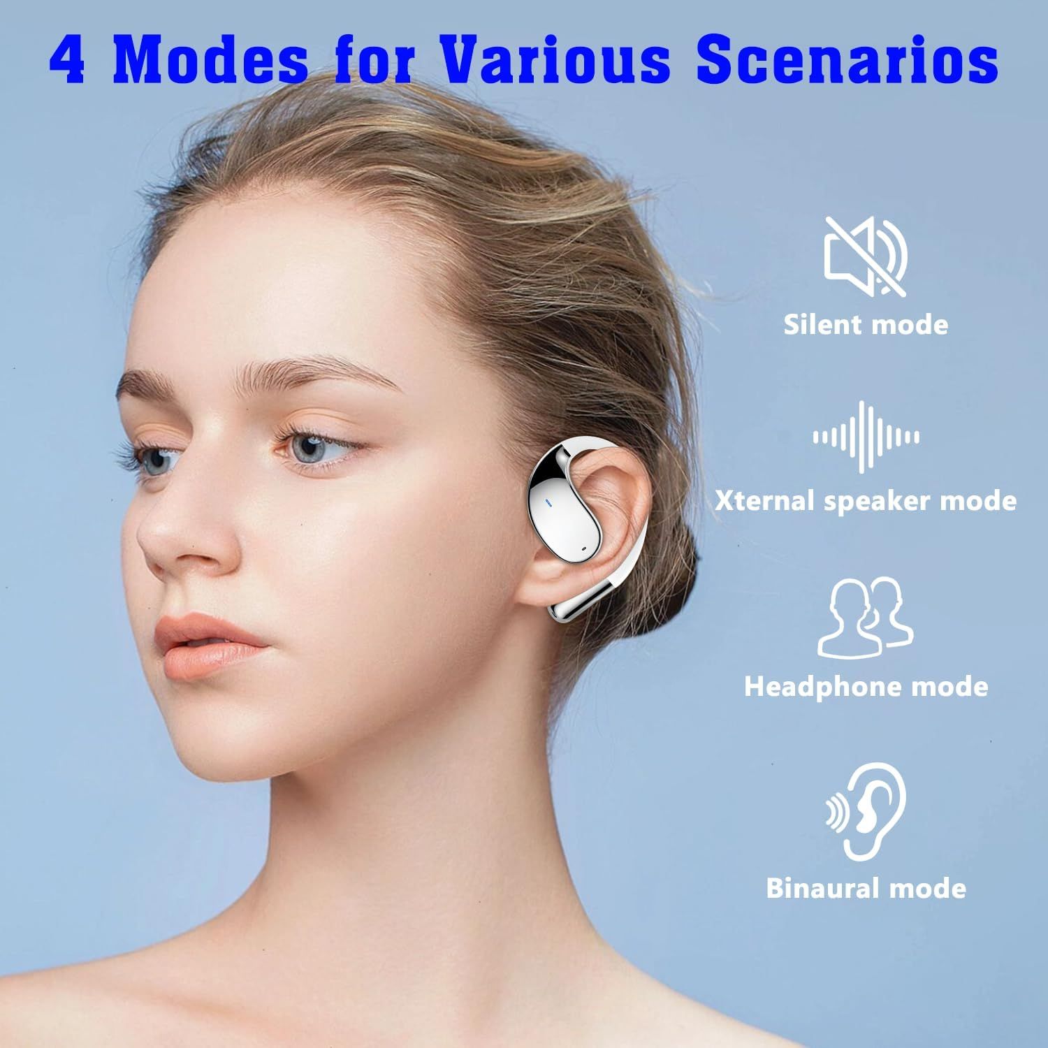 Cotgot Language Translation Earbuds with 144 Language Translation HAZ1 - White by Cotgot - Refurbished - Very Good condition - Image 3