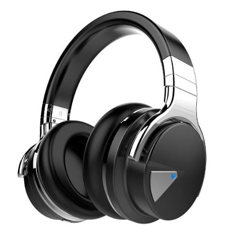 Cowin E7 Active Noise Cancelling Over-Ear Headphones - Black by Cowin - Refurbished - Very Good condition - US$56.12