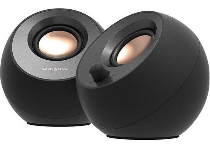 Creative Pebble V3 2.0 USB-C Bluetooth Computer Speakers - Black by Creative - Image 2