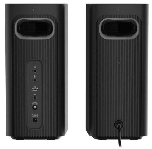 Creative T60 2.0 Compact Hi-Fi Desktop Speakers with Clear Dialog and Surround - Black by Creative - Image 2