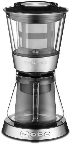 Cuisinart 7 Cup Automatic Cold Brew Coffeemaker (DCB-10) - Silver by Cuisinart - Refurbished - Like New condition - US$115.99
