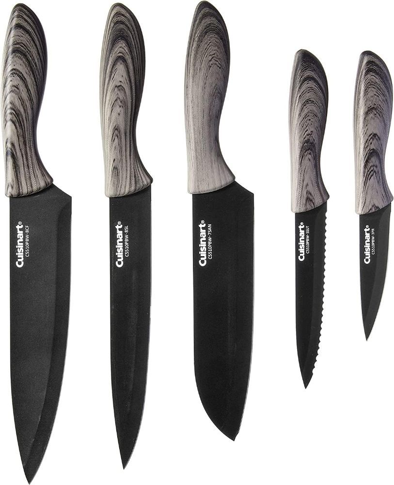 Cuisinart C55-10PBO Ceramic Coated Knife Set 10-Piece - Black by Cuisinart - Image 3