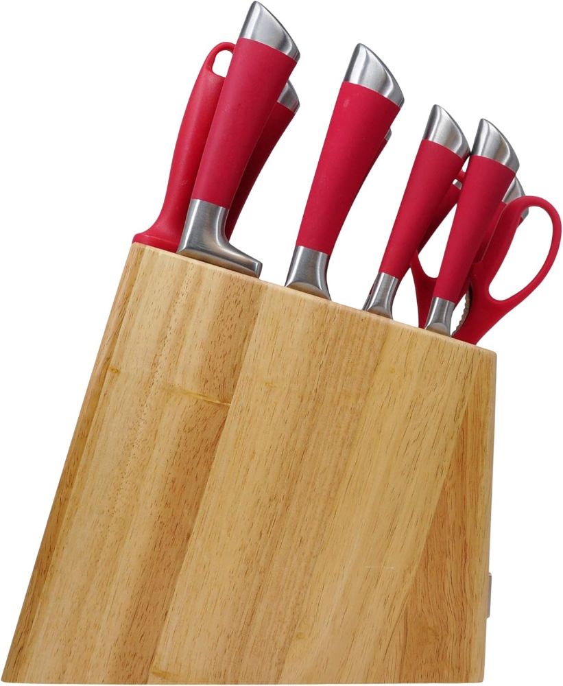Cuisinart C77SS-11PRDGR 11-Piece Arista Collection Cutlery Stainless Steel Knife Block Set - Red by Cuisinart - Image 4