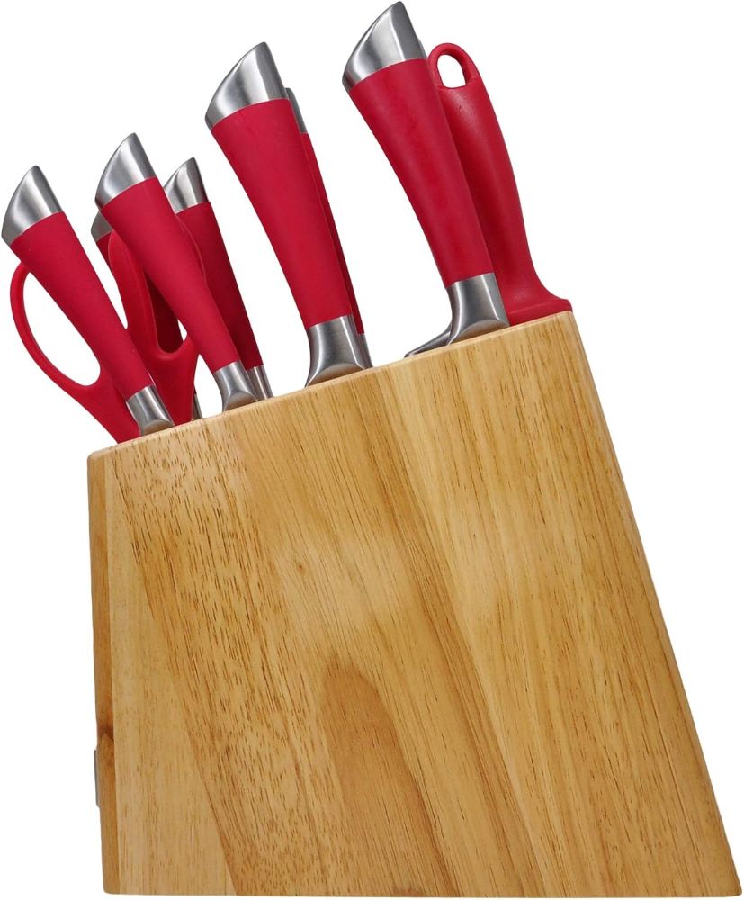 Cuisinart C77SS-11PRDGR 11-Piece Arista Collection Cutlery Stainless Steel Knife Block Set - Red by Cuisinart - Image 5