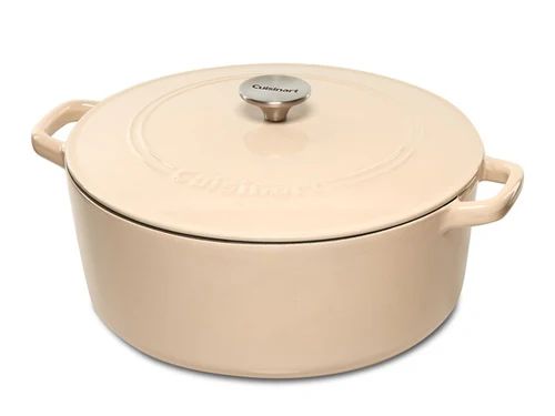 Cuisinart Casserole Cast Iron 7 Quart with Cover (C1670) - Blush by Cuisinart - Refurbished - Very Good condition - US$67.15