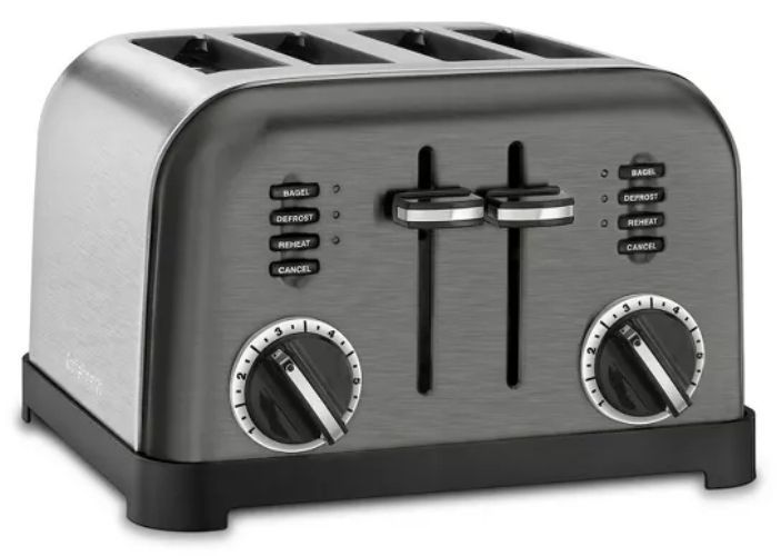 Cuisinart Classic 4-Slice Toaster (CPT-180BKS) - Black/Stainless Steel by Cuisinart - Image 2
