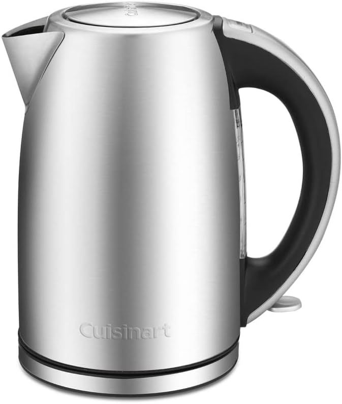 Cuisinart Electric Cordless Tea Kettle (JK-17) - Stainless Steel by Cuisinart - Refurbished condition - US$100.49