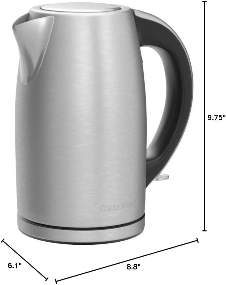 Cuisinart Electric Cordless Tea Kettle (JK-17) - Stainless Steel by Cuisinart - Image 4