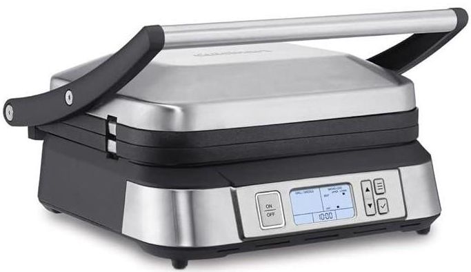 Cuisinart GR-6FR Contact Smoke-Less Mode Griddler - Silver by Cuisinart - Refurbished - Very Good condition - US$228.49