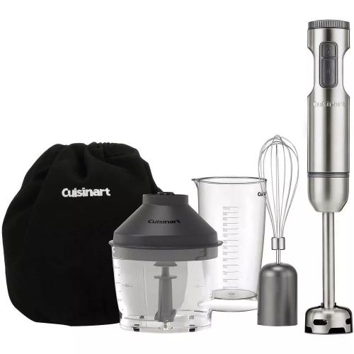 Cuisinart HB-900PCFR Immersion Hand Blender with Storage Bag - Silver by Cuisinart - Refurbished - Very Good condition - US$46.10