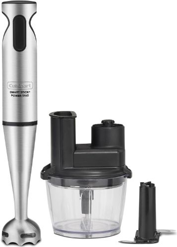 Cuisinart Smart Stick PowerTrio Hand Blender With Food Processor (CSB-80) - Stainless Steel by Cuisinart - Refurbished - Very Good condition - US$126.99