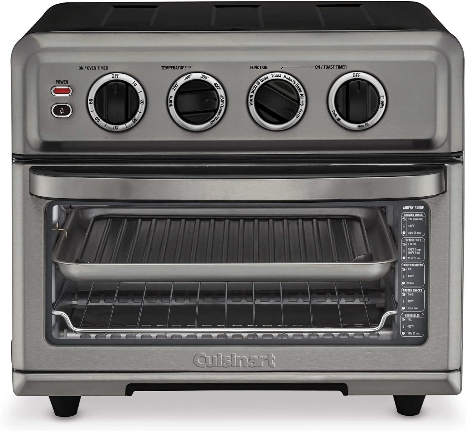 Cuisinart TOA-70BKS AirFryer Toaster Oven with Grill - Black by Cuisinart - Refurbished - Very Good condition - US$430.99