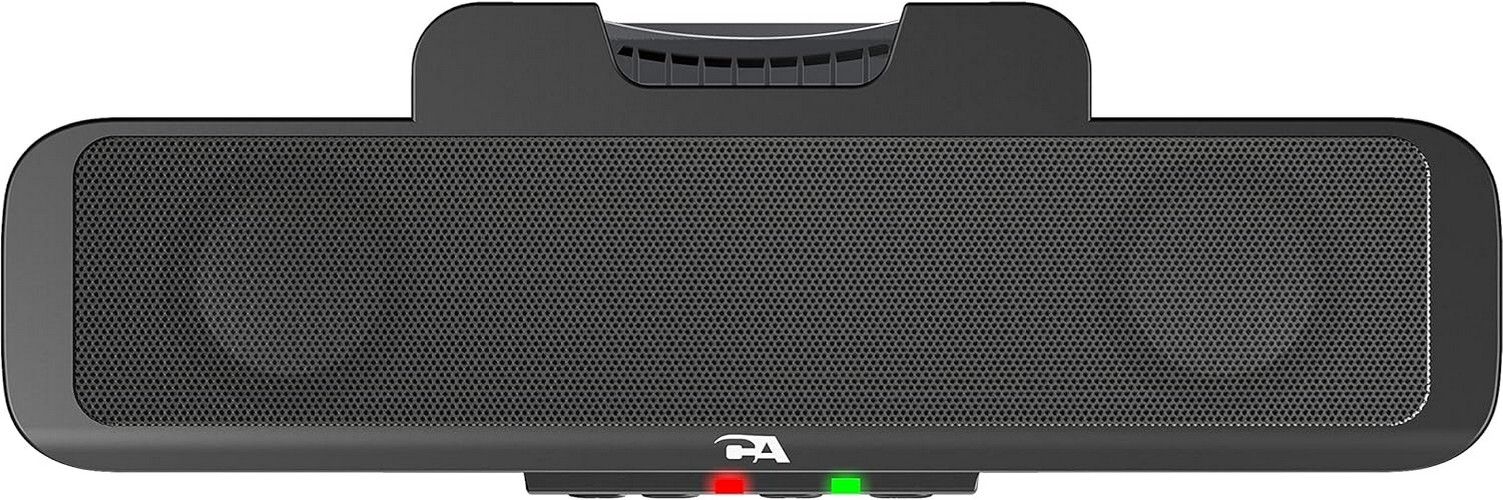 Cyber Acoustics CA-2890BT USB and Bluetooth Speaker Bar with Integrated Monitor Mount - Black by Cyber Acoustics - Refurbished - Very Good condition - US$107.81