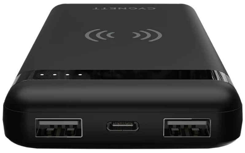 Cygnett ChargeUp Swift 10K mAh Wireless Power Bank - Black by Cygnett - Image 3