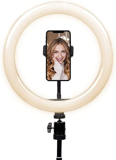 Cygnett V-PRO 12" Travel Ring Light Tripod Travel Pouch and Bluetooth Remote - Black by Cygnett - Refurbished - Very Good condition - US$71.48