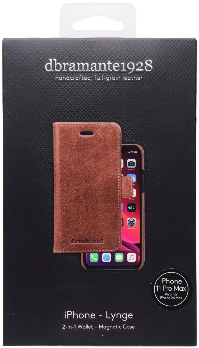Dbramante1928 Lynge Full-Grain 2-in-1 Wallet + Magnetic Phone Case for iPhone 11 Pro Max - Brown by Dbramante1928 - Refurbished - Brand New condition - Image 2