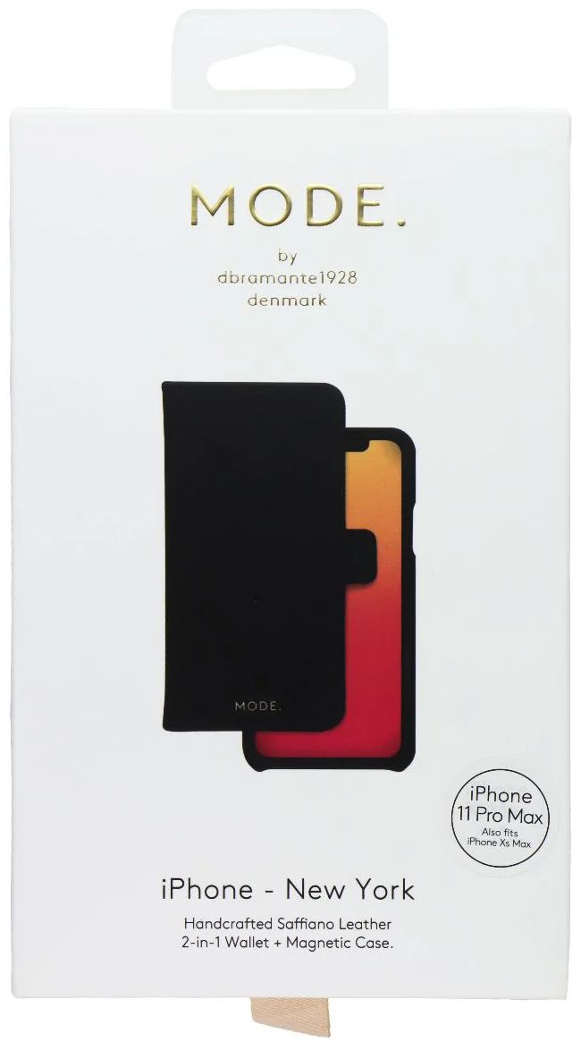 Dbramante1928 Mode. New York Folio Wallet Phone Case for iPhone 11 Pro Max - Black by Dbramante1928 - Refurbished - Brand New condition - Image 3