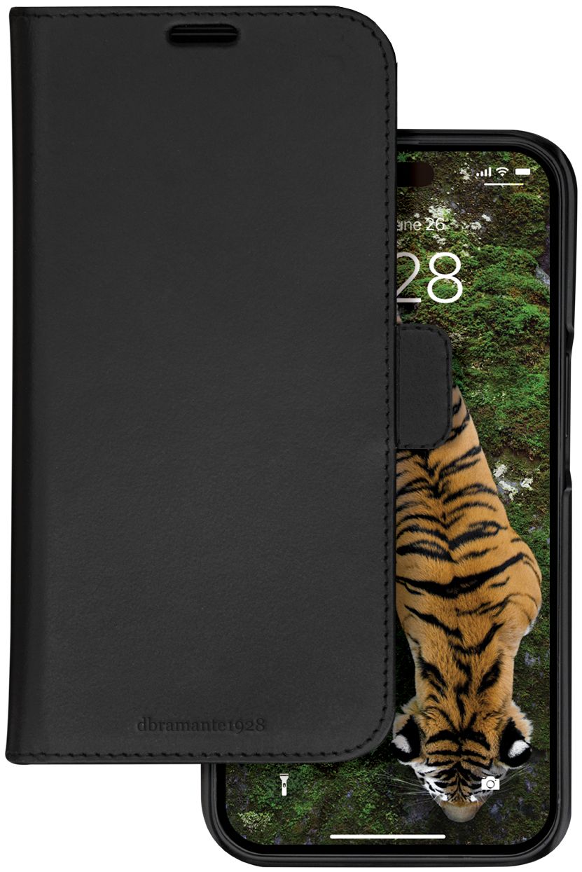 Dbramante1928 Wallet Phone Case for iPhone 15 Pro Max - Black by Dbramante1928 - Refurbished - Brand New condition - US$10.08