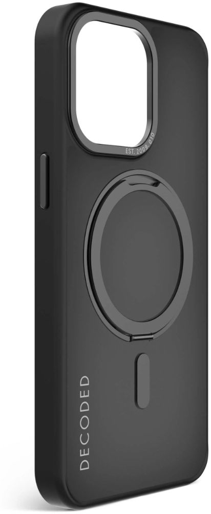 Decoded 360 Loop Stand Phone Case with MagSafe for Apple iPhone 15 Pro Max - Transparant Black by Decoded - Image 3