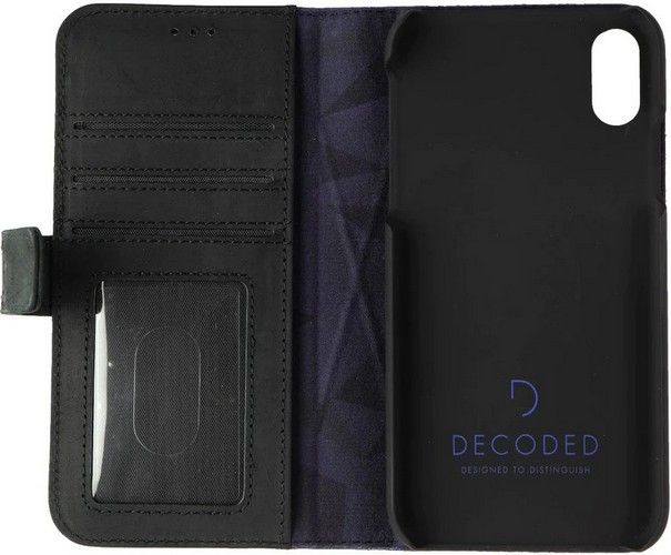 Decoded Leather 2-in-1 Wallet Case for Apple iPhone XR - Black by Decoded - Refurbished - Brand New condition - Image 3
