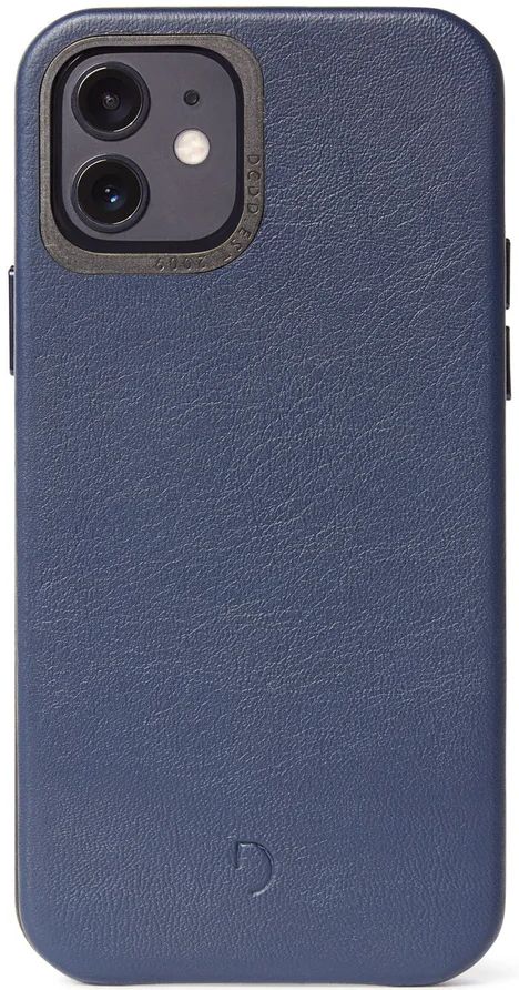Decoded Leather Back Cover Phone Case for iPhone 12 mini - Navy by Decoded - Refurbished - Brand New condition - CA$60.49