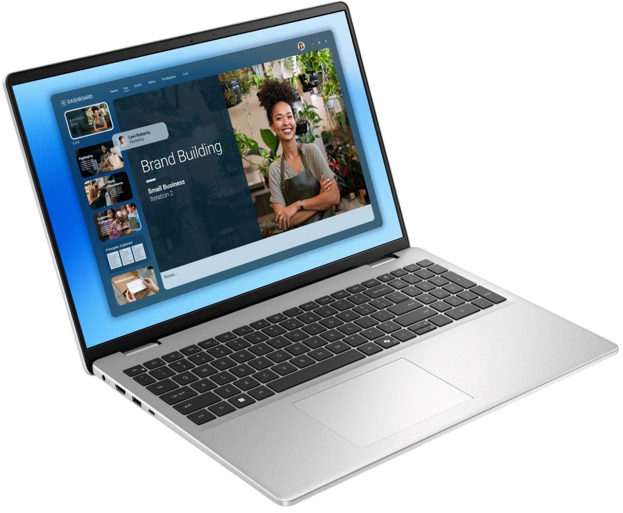 Dell 16 DC16251 Laptop 16" - Platinum Silver - Intel Core 7 150U 1.8GHz - 32GB RAM - 1TB by Dell - Image 3