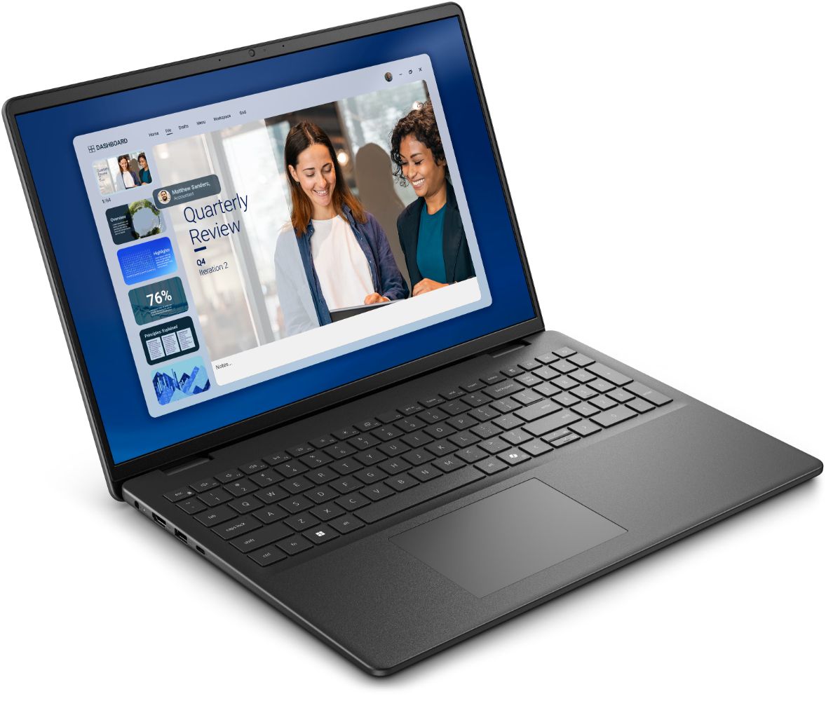 Dell 16 DC16255 Laptop 16" - Carbon Black - AMD Ryzen 7 250 3.3GHz - 32GB RAM - 2TB by Dell - Image 3